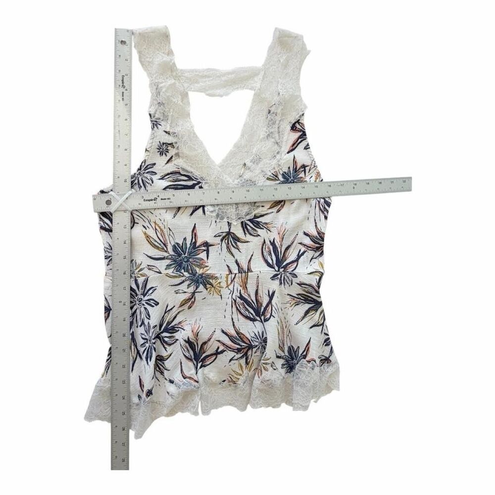 NWOT Free People Women's Floral Lace Babydoll MultiColor Tunic Top Size S - Picture 8 of 8